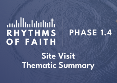 Phase 1.4 Site Visit Thematic Summary